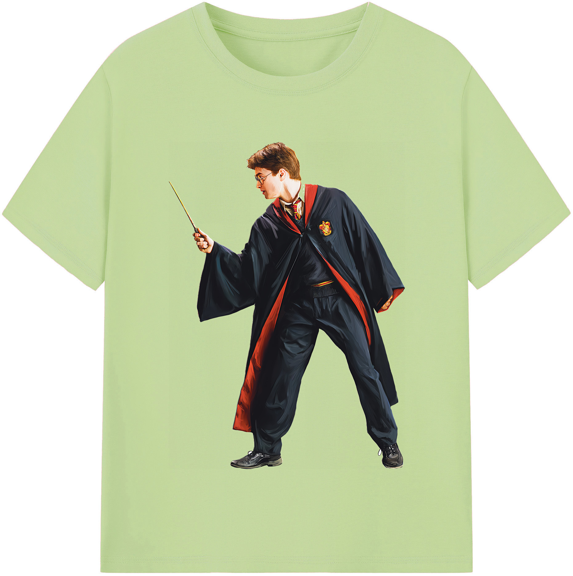 （画像用） Harry Potter ハリー・ポッターシリーズ 綿100％半袖Tシャツ（フロントプリント）